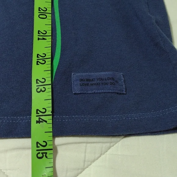 Beautiful blue Life is Good  crusher tee, sz XS - Picture 12 of 12